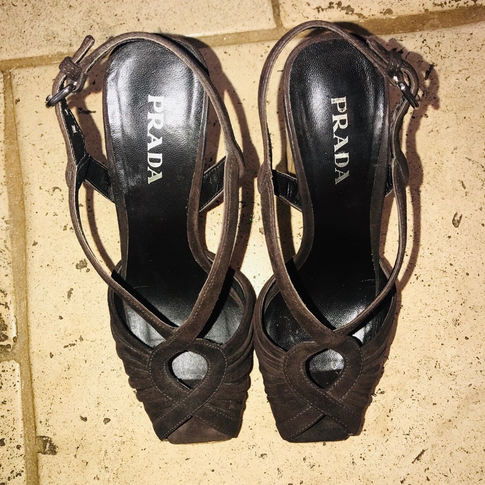 Prada platform sandals